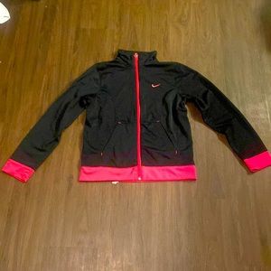 Nike black with pink large jacket
